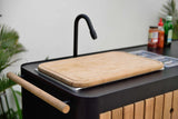 Portals Dark Outdoor Kitchen - | Patioza