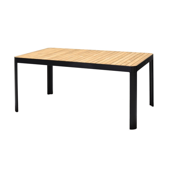 Portals Dark 4 Seater Carver Rectangular Dining set - | Patioza