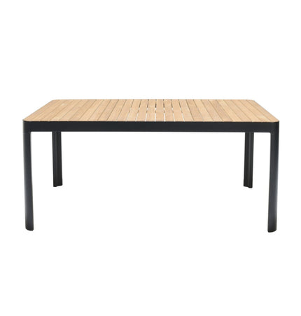 Portals Dark 4 Seater Carver Rectangular Dining set - | Patioza