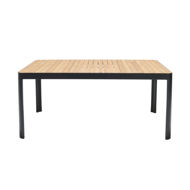 Portals Dark 4 Seater Carver Rectangular Dining set - | Patioza