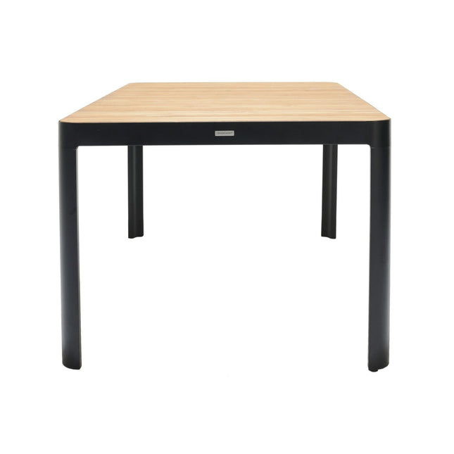 Portals Dark 4 Seater Carver Rectangular Dining set - | Patioza
