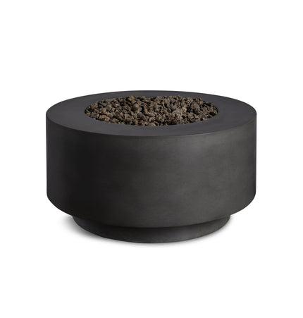Rund | Cylindrical Concrete Fire Bowl - Fire Pits | Patioza