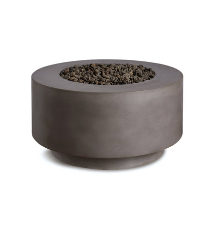 Rund | Cylindrical Concrete Fire Bowl - Fire Pits | Patioza