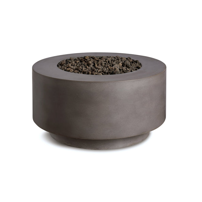 Rund | Cylindrical Concrete Fire Bowl - Fire Pits | Patioza