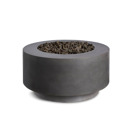 Rund | Cylindrical Concrete Fire Bowl - Fire Pits | Patioza