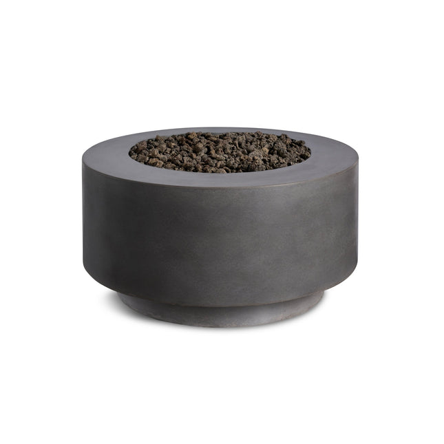 Rund | Cylindrical Concrete Fire Bowl - Fire Pits | Patioza