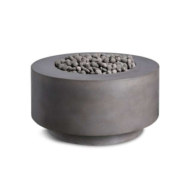 Rund | Cylindrical Concrete Fire Bowl - Fire Pits | Patioza