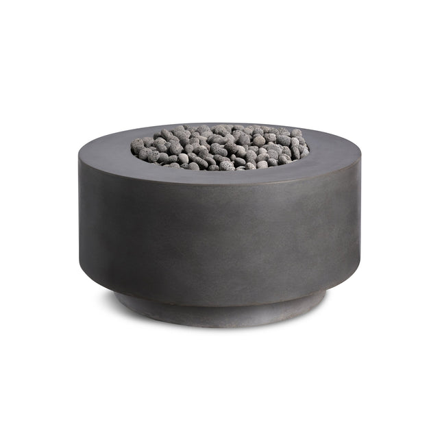 Rund | Cylindrical Concrete Fire Bowl - Fire Pits | Patioza