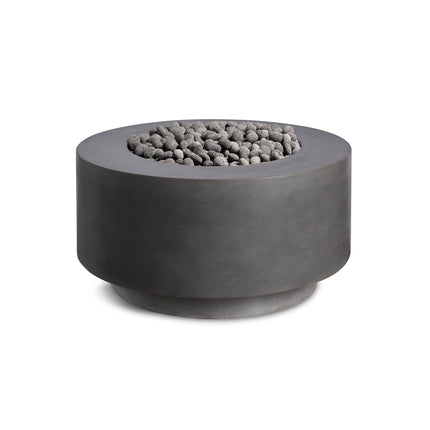 Rund | Cylindrical Concrete Fire Bowl - Fire Pits | Patioza