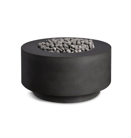 Rund | Cylindrical Concrete Fire Bowl - Fire Pits | Patioza