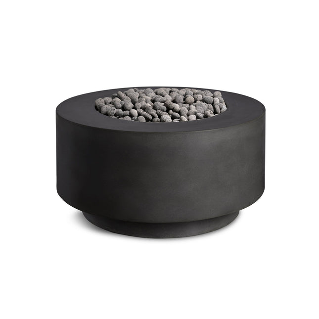 Rund | Cylindrical Concrete Fire Bowl - Fire Pits | Patioza