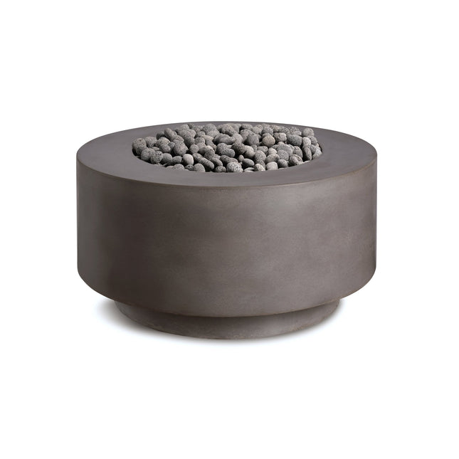Rund | Cylindrical Concrete Fire Bowl - Fire Pits | Patioza