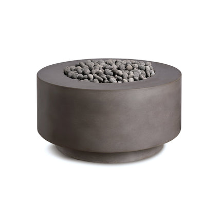 Rund | Cylindrical Concrete Fire Bowl - Fire Pits | Patioza
