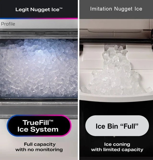 Profile Opal 2.0 Nugget Ice Maker XPIO23SCSS - Gray - | Patioza
