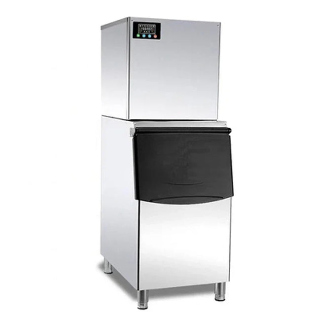 Commercial Ice Cube Maker | 200–500 KG/24H Electric Stainless Steel - | Patioza