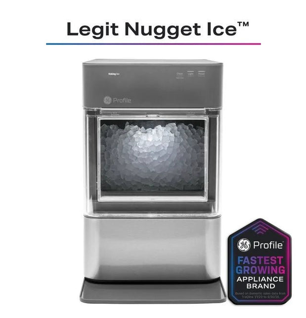 Profile Opal 2.0 Nugget Ice Maker XPIO23SCSS - Gray - | Patioza