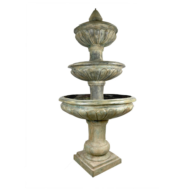 Three Tier Traditional Bronze Fountain - Bronze Fountain | Patioza