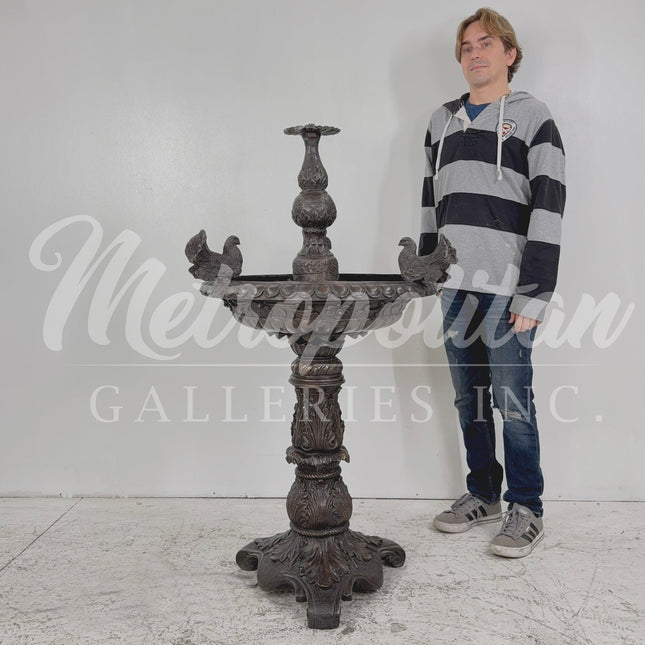 Bronze Fountain with Birds - Bronze Fountain Statue | Patioza