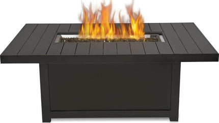 Patio Elegance Fire Table – St. Tropez Rectangle Patioflame Table - Outdoor Kitchen | Patioza