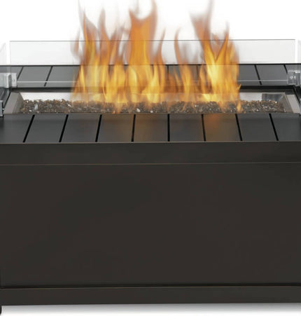 Patio Elegance Fire Table – St. Tropez Rectangle Patioflame Table - Outdoor Kitchen | Patioza