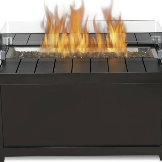 Patio Elegance Fire Table – St. Tropez Rectangle Patioflame Table - Outdoor Kitchen | Patioza