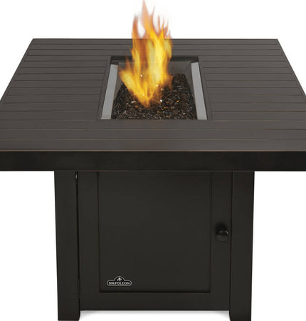 Patio Elegance Fire Table – St. Tropez Rectangle Patioflame Table - Outdoor Kitchen | Patioza