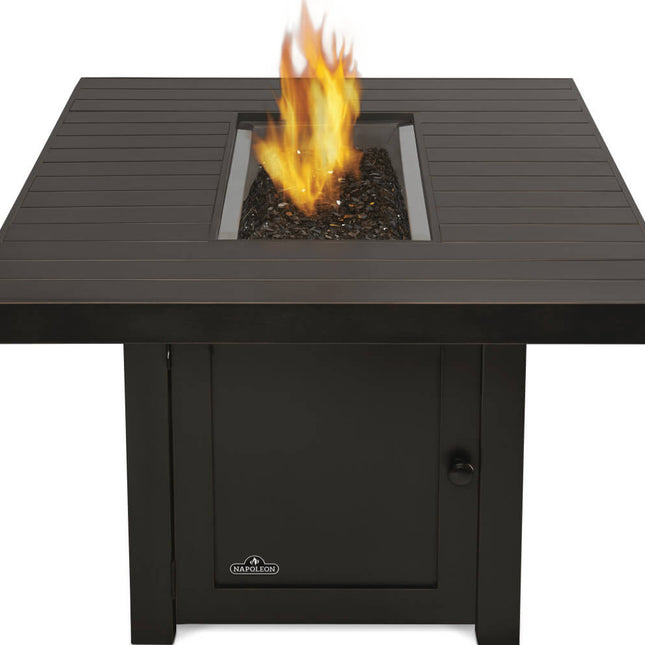 Patio Elegance Fire Table – St. Tropez Rectangle Patioflame Table - Outdoor Kitchen | Patioza