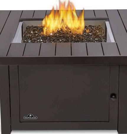 Patio Elegance St. Tropez Fire Table – Square Patioflame Table - Outdoor Kitchen | Patioza