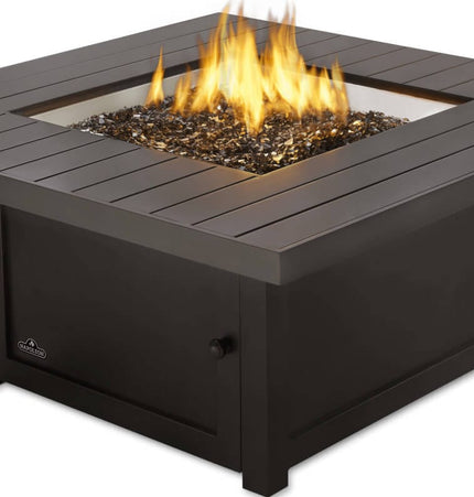 Patio Elegance St. Tropez Fire Table – Square Patioflame Table - Outdoor Kitchen | Patioza