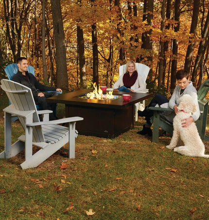 Patio Elegance St. Tropez Fire Table – Square Patioflame Table - Outdoor Kitchen | Patioza