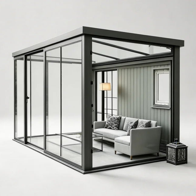 Aluminum Sunroom | Windproof Thermally Insulated Glass Garden Room - | Patioza