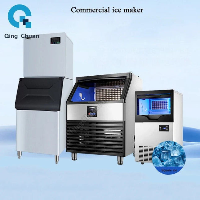 Commercial Ice Making Machine | Fully Automatic for Cafes & Milk Tea Shops - | Patioza