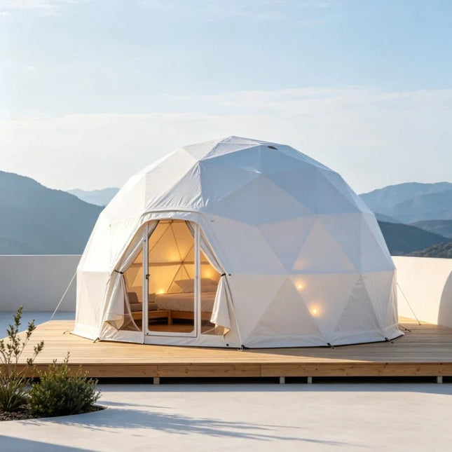 Geodesic Dome Tent | Luxury Glamping Spherical Outdoor Accommodation - | Patioza