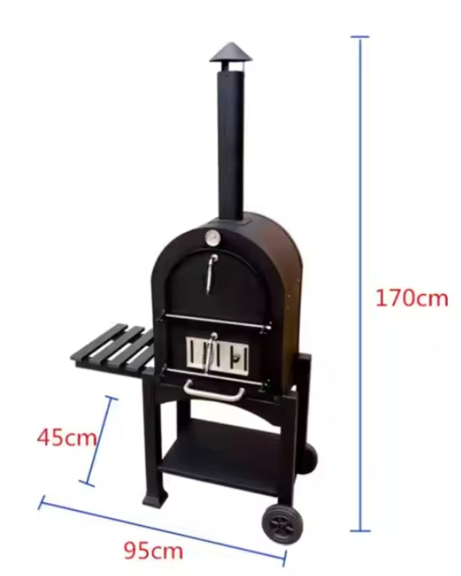 EmberFlame Compact Wood-Fired Pizza Oven