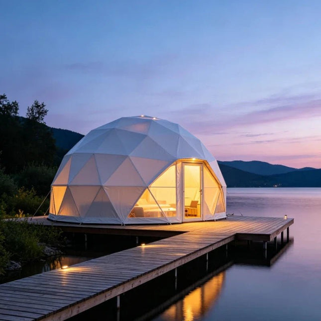 Geodesic Dome Tent | Luxury Glamping Spherical Outdoor Accommodation - | Patioza