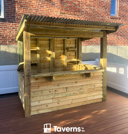 9 x 6 Castlebar Deluxe (MEDIUM) - Outdoor Bar Structures | Patioza