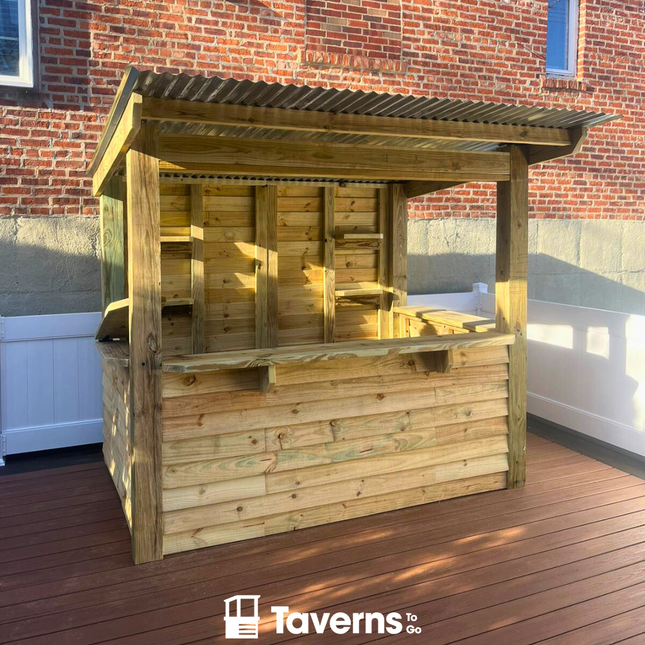 9 x 6 Castlebar Deluxe (MEDIUM) - Outdoor Bar Structures | Patioza