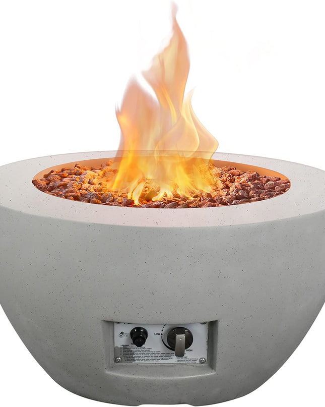 Volcera Concrete Flame Fire Pit