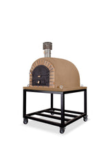 Traditional Wood Fired Brick Pizza Oven - Royal w/Portable Steel Base - | Patioza