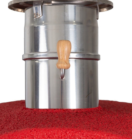 Traditional Wood Fired Brick Pizza Oven - Royal w/Portable Steel Base - | Patioza