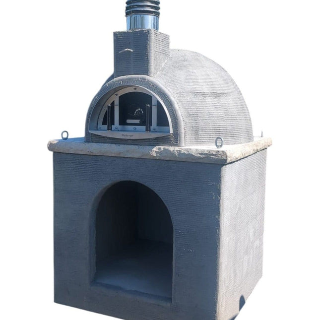 Traditional Wood Fired Brick Pizza Oven - Naked with Matching Base - Traditional Wood Fired Brick Oven | Patioza
