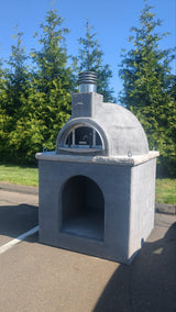 Traditional Wood Fired Brick Pizza Oven - Naked with Matching Base - Traditional Wood Fired Brick Oven | Patioza