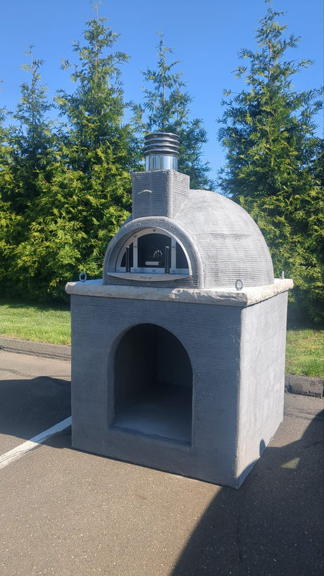 Traditional Wood Fired Brick Pizza Oven - Naked with Matching Base - Traditional Wood Fired Brick Oven | Patioza