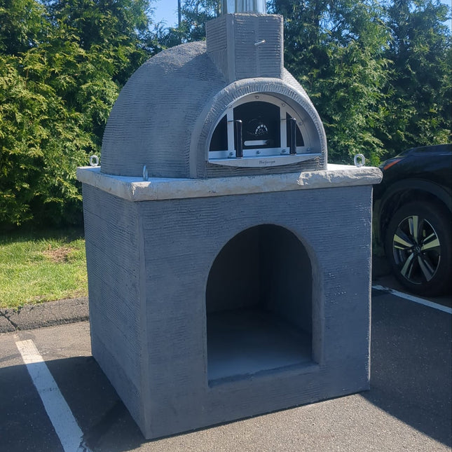 Traditional Wood Fired Brick Pizza Oven - Naked with Matching Base - Traditional Wood Fired Brick Oven | Patioza