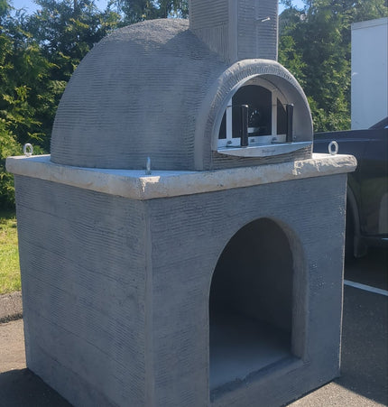 Traditional Wood Fired Brick Pizza Oven - Naked with Matching Base - Traditional Wood Fired Brick Oven | Patioza