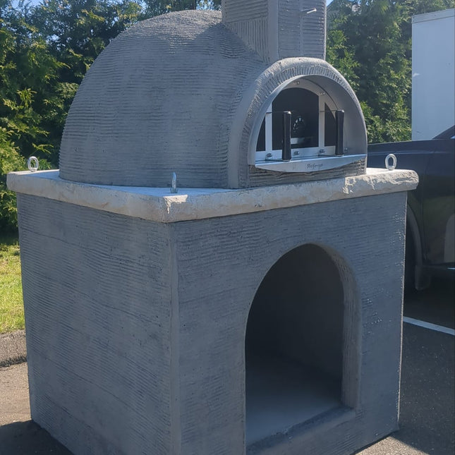 Traditional Wood Fired Brick Pizza Oven - Naked with Matching Base - Traditional Wood Fired Brick Oven | Patioza