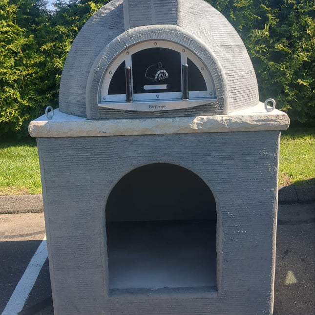 Traditional Wood Fired Brick Pizza Oven - Naked with Matching Base - Traditional Wood Fired Brick Oven | Patioza