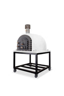 Traditional Wood Fired Brick Pizza Oven - Modern Royal w/Portable Steel Base - | Patioza