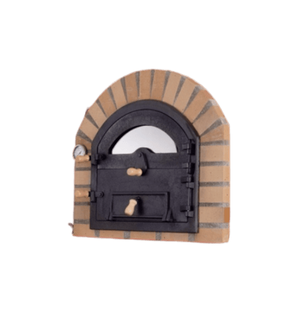 Traditional Wood Fired Brick Pizza Oven - Royal w/Portable Steel Base - | Patioza