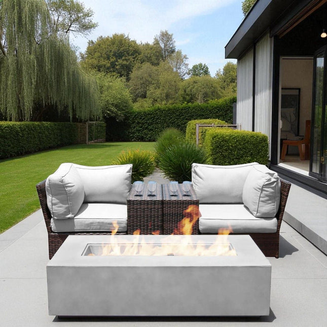 Outdoor Elegance Conversation Set With Fire Pit - 2 Piece Outdoor Sets | Patioza